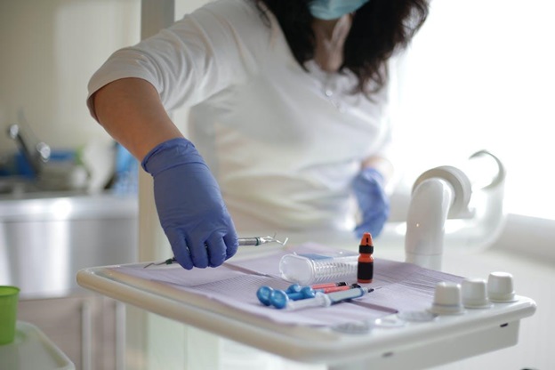 A nurse at the hospital